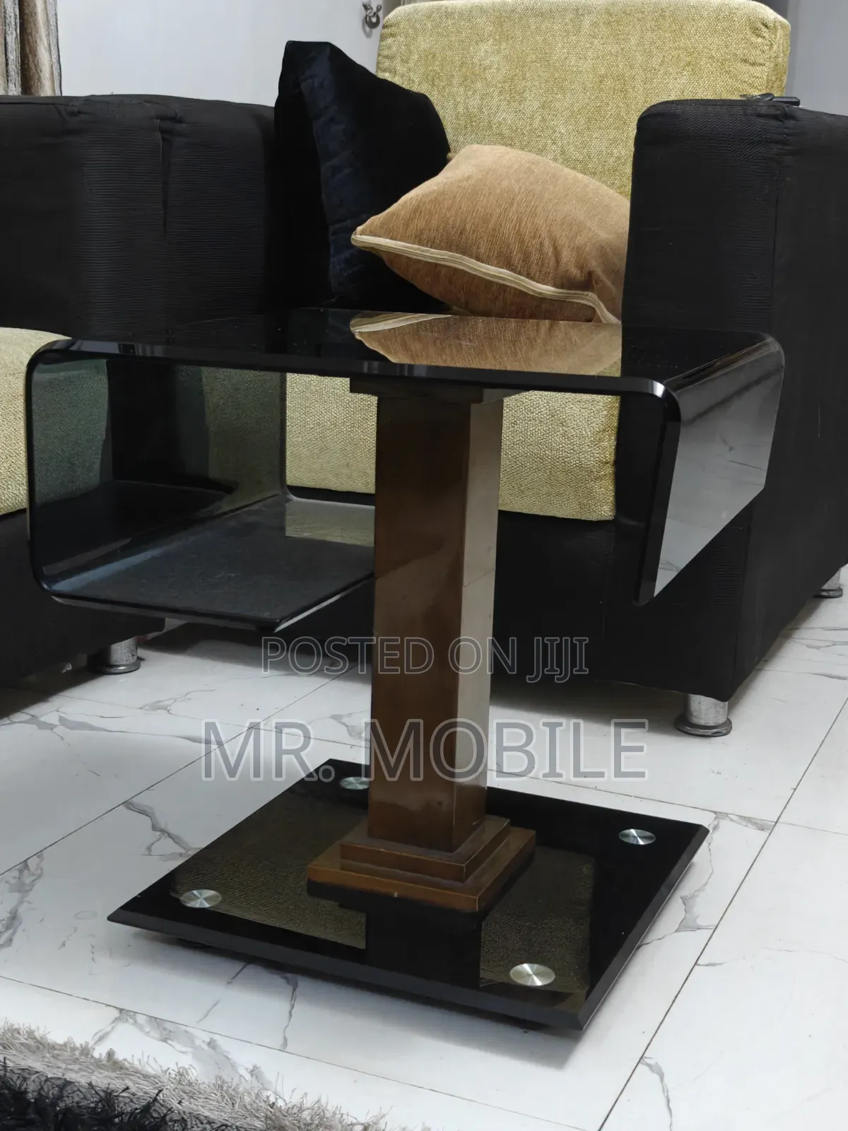 Italian Glass Stools (2)