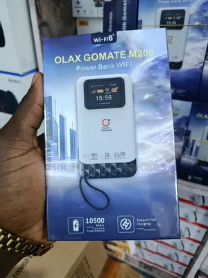 Olax Gomate M200 2-in-1 Portable 4G LTE Wi-Fi 6 Router and Power Bank