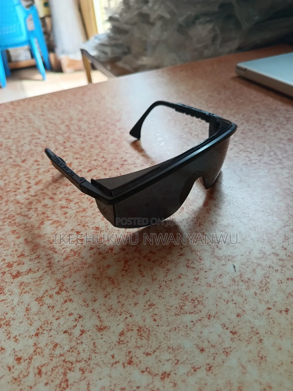 Uvex Eye Goggles Clear and Black