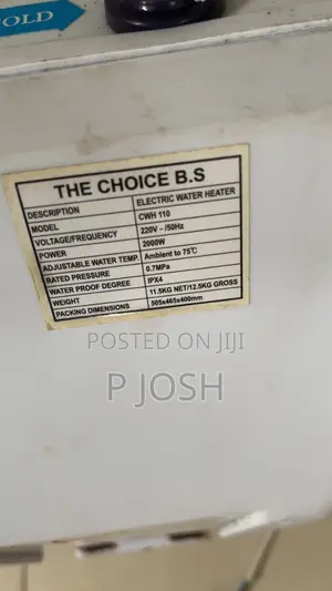 Choice 15L Water Heater