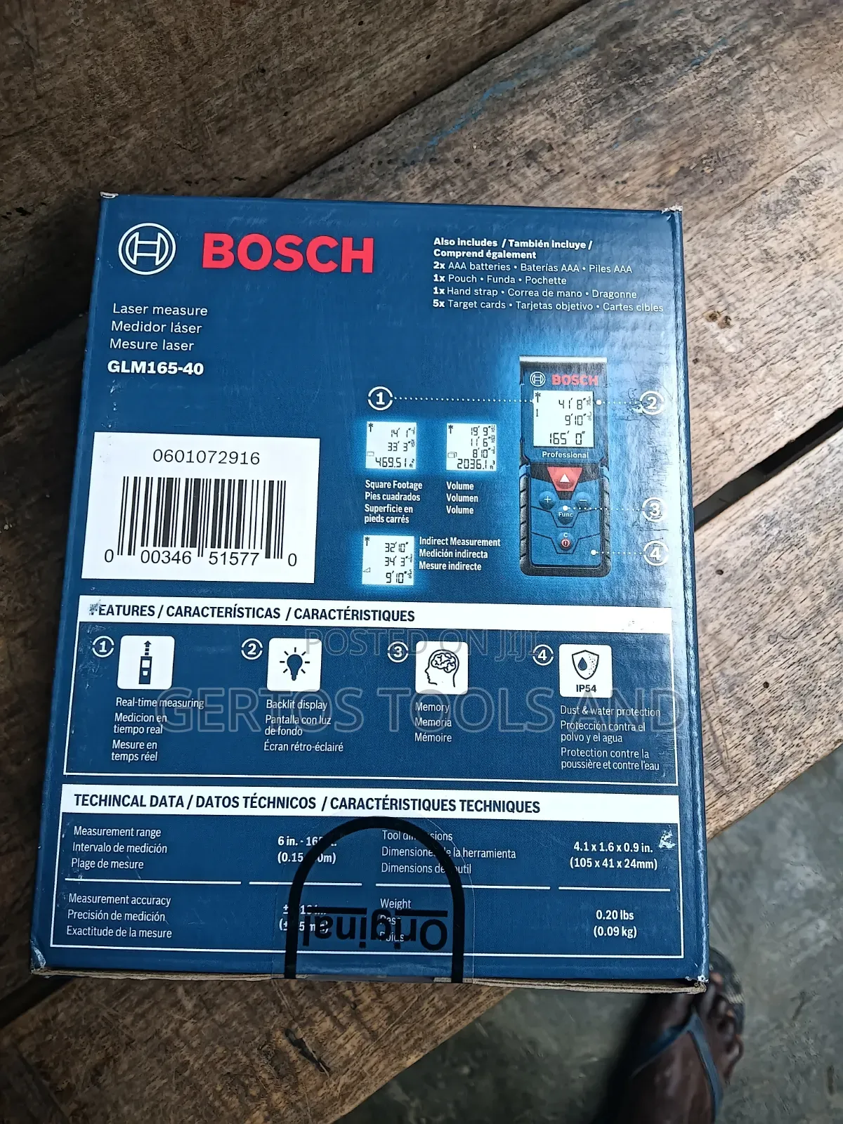 Bosch 50m Laser Distance Meter