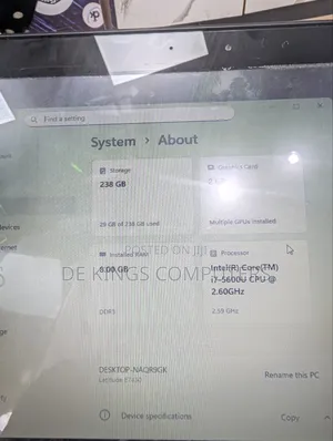 Laptop Dell Latitude E7450 8GB Intel Core i7 SSD 256GB