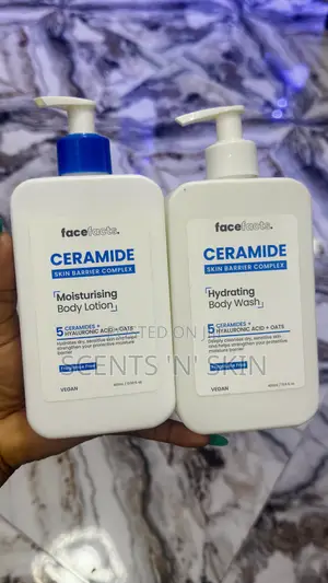 Facefacts Ceramide Moisturizing Body Lotion Hydrating Wash