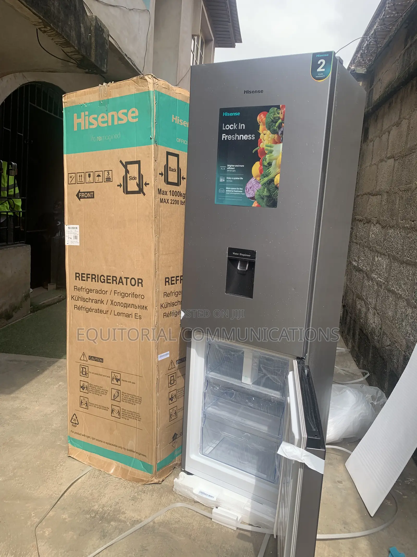 Hisense 264L Refrigerator 35DCB – Convenient Storage Cooling