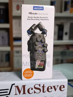 Zoom H6studio 8-Track 32-Bit Float Handy Recorder