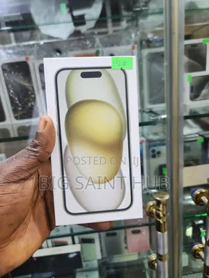 New Apple iPhone 15 128 GB Yellow