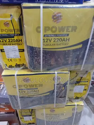 220ah 12v Gpower Solar Tubular Battery