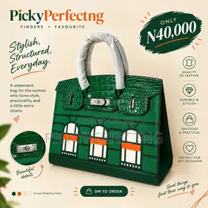 Green Architectural Bag | ₦40,000
