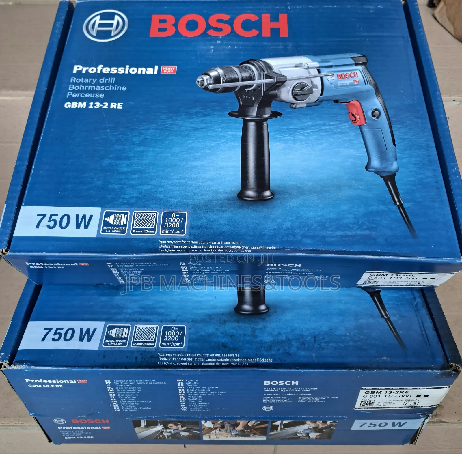 GBM 13-2 Re 750watts Bosch Drill