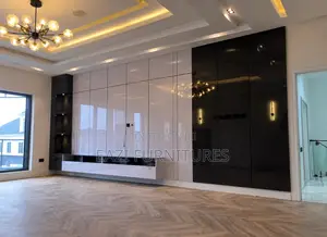 Modern Luxury TV Console Feature Wall