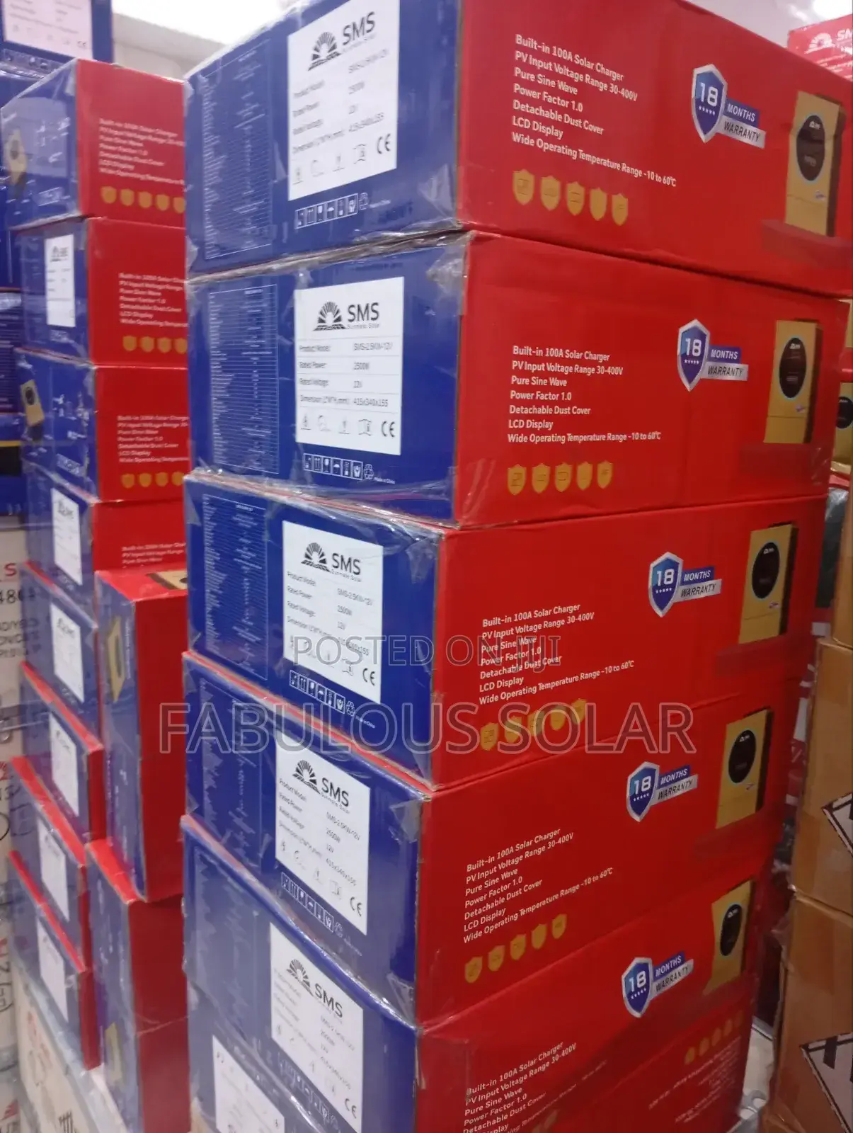 SMS Solar Inverter Hybrid 2.5kva 12v