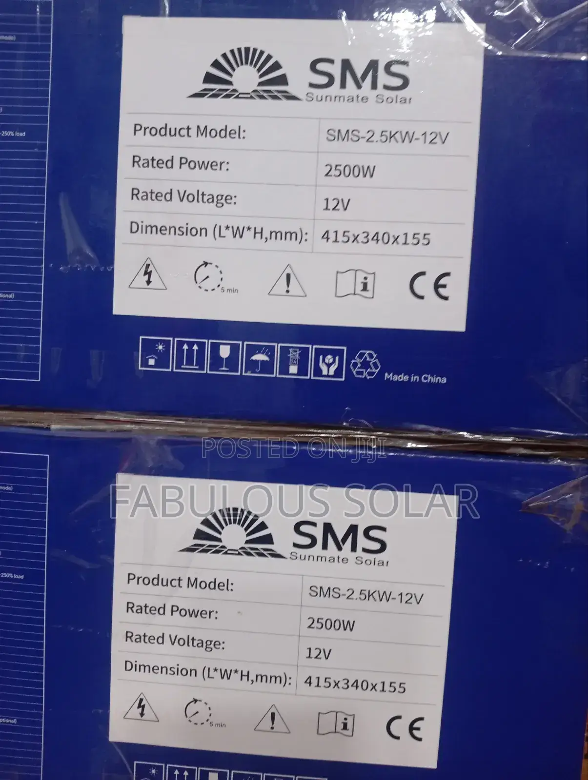 SMS Solar Inverter Hybrid 2.5kva 12v