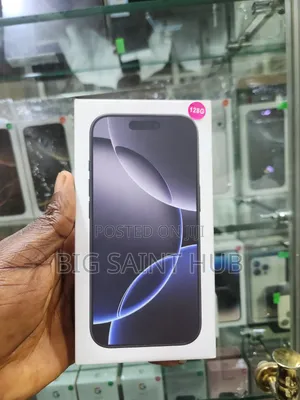 New Apple iPhone 16 Pro 128 GB Black