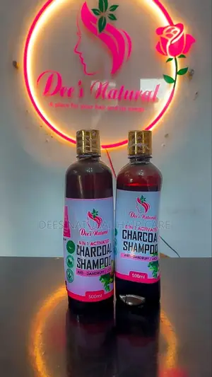 5 in 1 Activated Charcoal Shampoo 500ML
