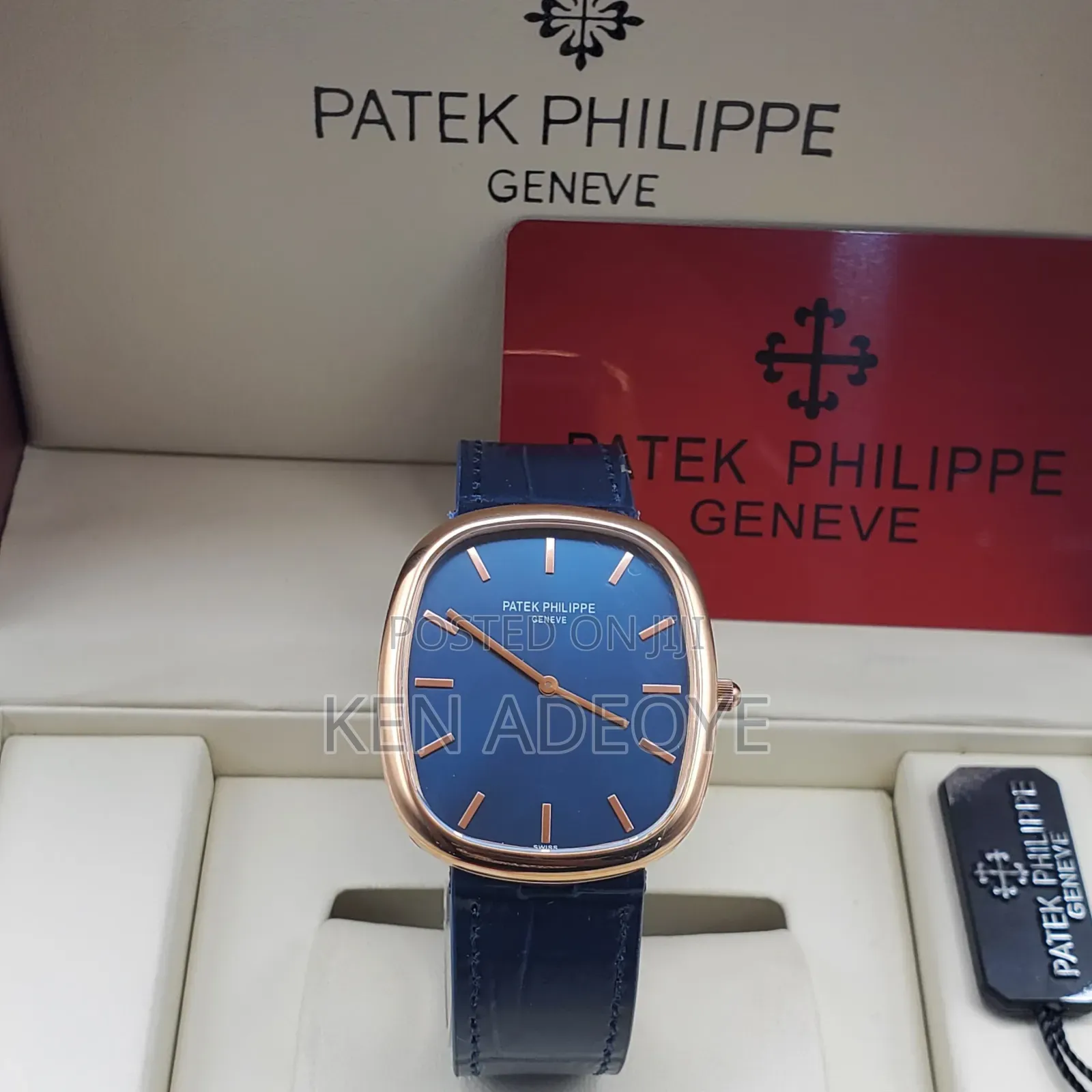 Patek Philippe Leather Strap Watch