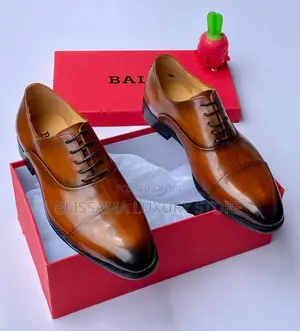 Bally Premium Luxury Quality Leather Corporate Oxford Shoes