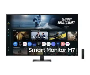 Samsung 43" M7 M70f Smart Monitor Ai 60hz, USB-C Ls43fm702umxue