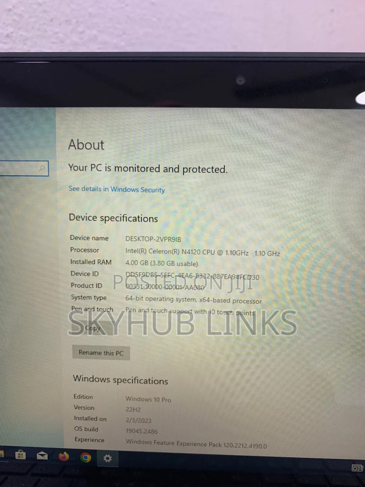 Laptop Lenovo 300e 4GB Intel Celeron SSD 128GB