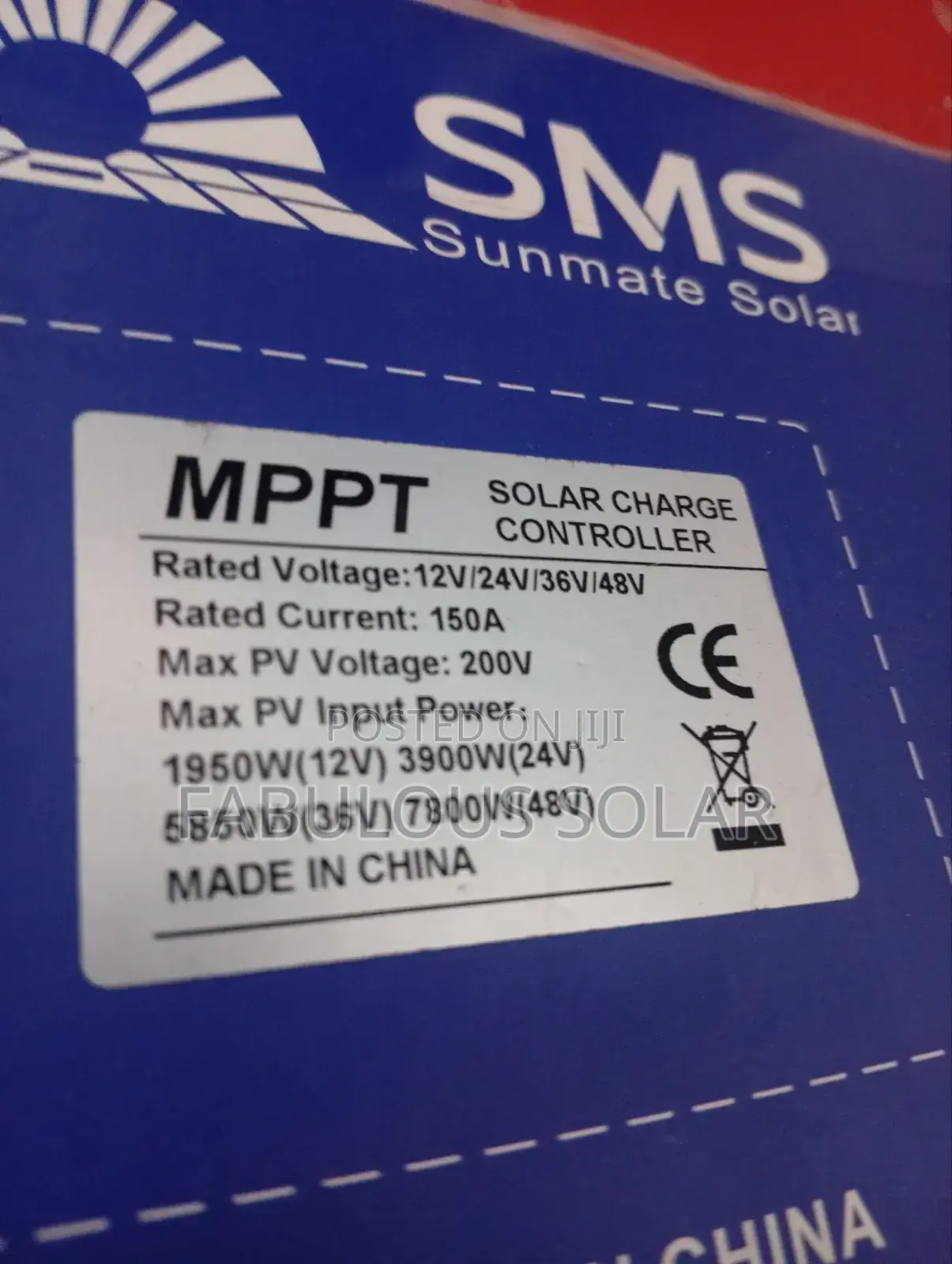150amps SMS Solar Charge Controller