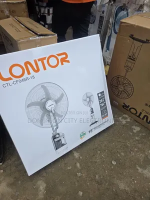 ¤☆I Have Lontor 18inch Rechargeable Standing Water Mist Fan