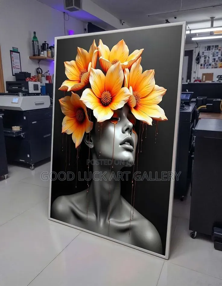 Head Flower Art