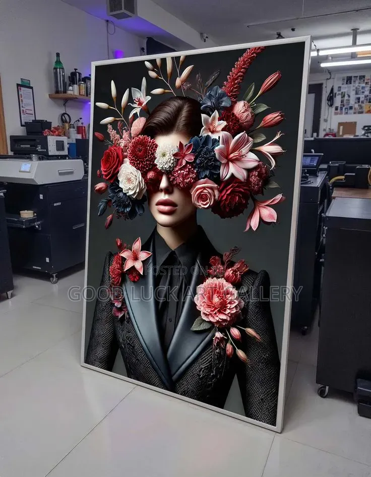 Head Flower Art