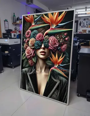 Head Flower Art