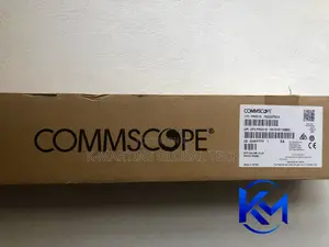CommScope Cat6A 24 Port RJ45 Patch Panel 1U Network Rack.