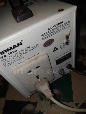 Neatly Used FIRMAN FVR-1000 Automatic Voltage Stabilizer for Sale.