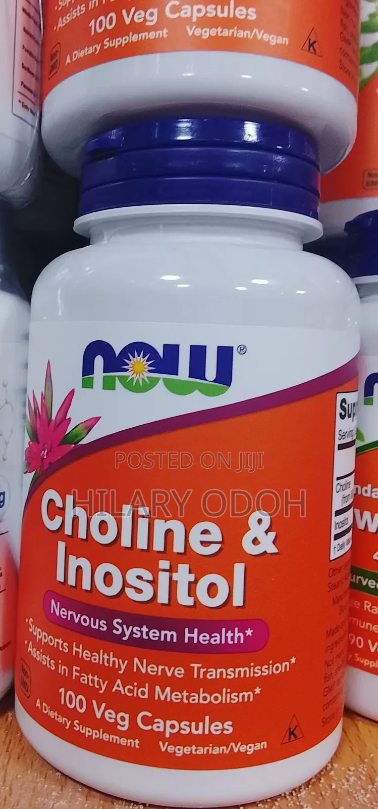 Now Foods Choline Inositol Veg Capsules