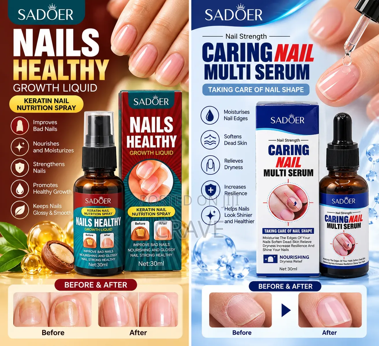 SADOER Nails Healthy Growth Liquid – 30ml