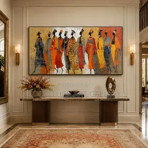 Abstract African People Art