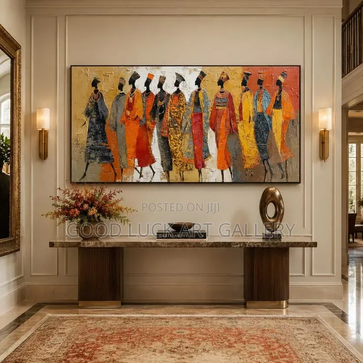 Abstract African People Art