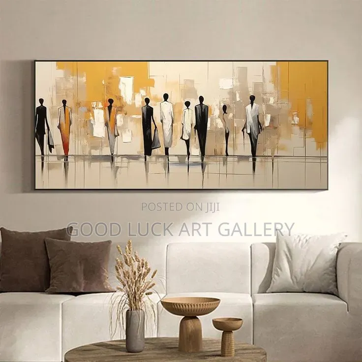 Abstract African People Art
