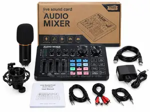 Live Sound Card Audio Mixer.