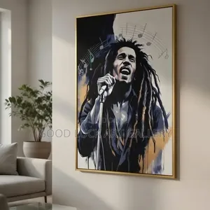 Acrylic Bob Marley Portrait