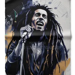 Acrylic Bob Marley Portrait