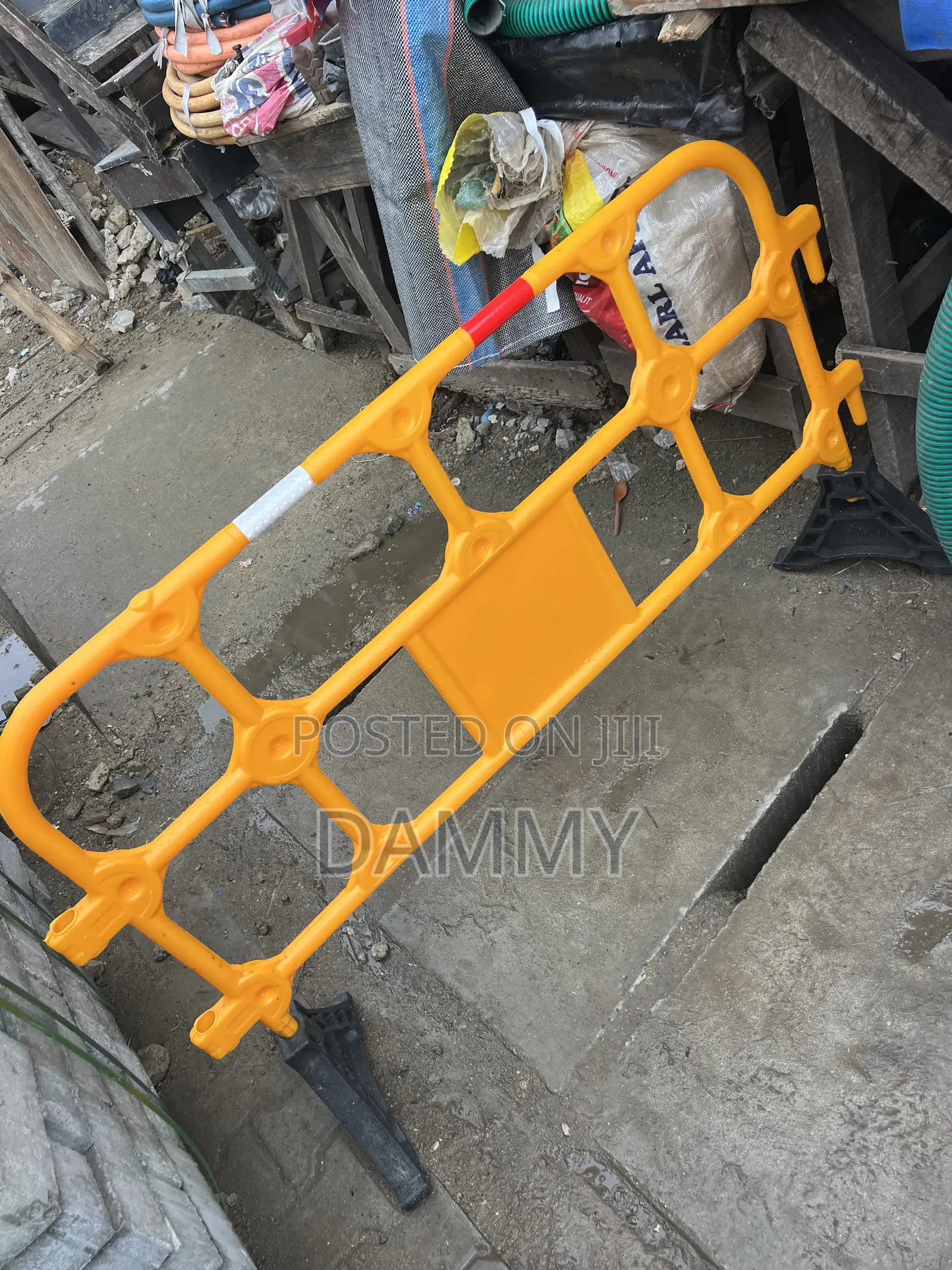 Yellow, Portable Plastic Crowd Control