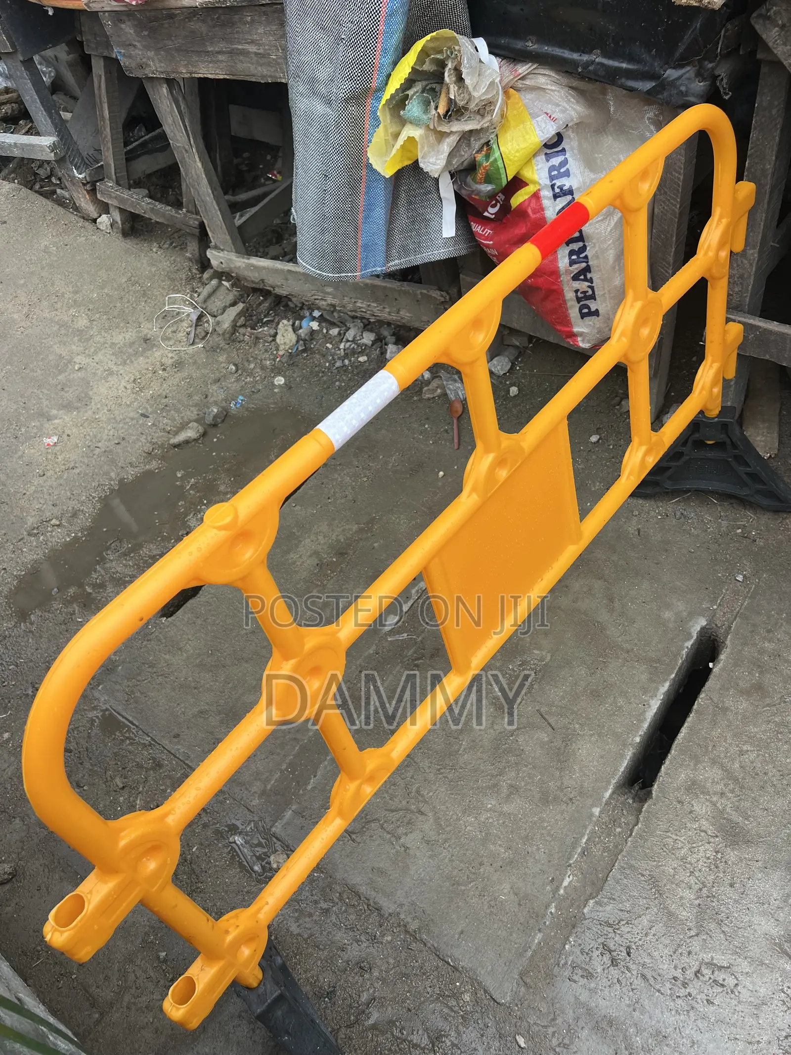 Yellow, Portable Plastic Crowd Control
