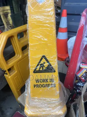 Four-Sided Pyramid Safety Cone