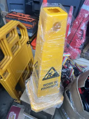 Four-Sided Pyramid Safety Cone