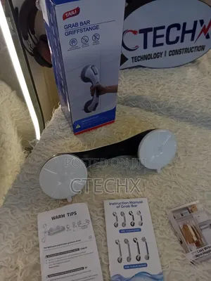 TAILI Suction Grab Bars for Bathroom, 43cm, 110kg, No-Drill, Elderly