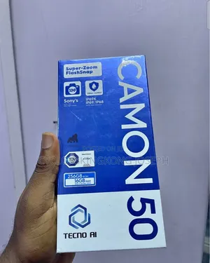 New Tecno Camon 50 256 GB Black