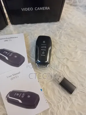 Spy Camera Car Key, 1080P Hidden Camera Video and Audio Recording 32GB