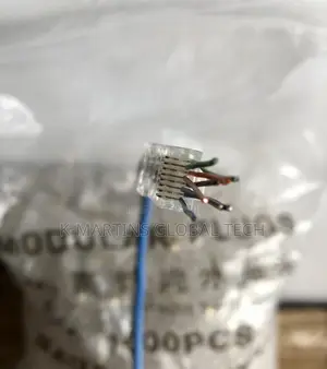 RJ45 Cat6 Cat6A Pass Through Connectors Network Cable Plug 1000 PCS