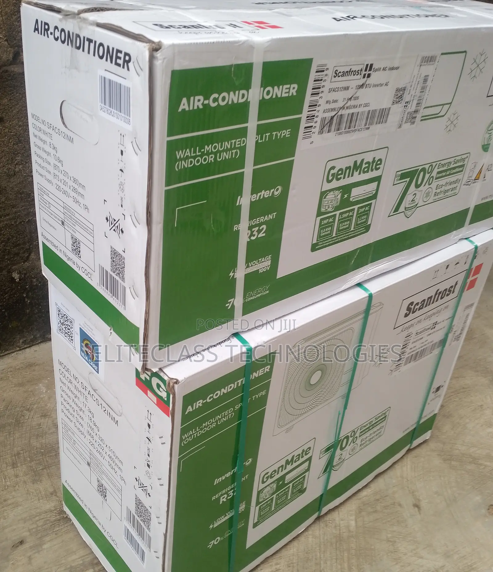 Scanfrost 1.5HP Inverter Temperature Control AC