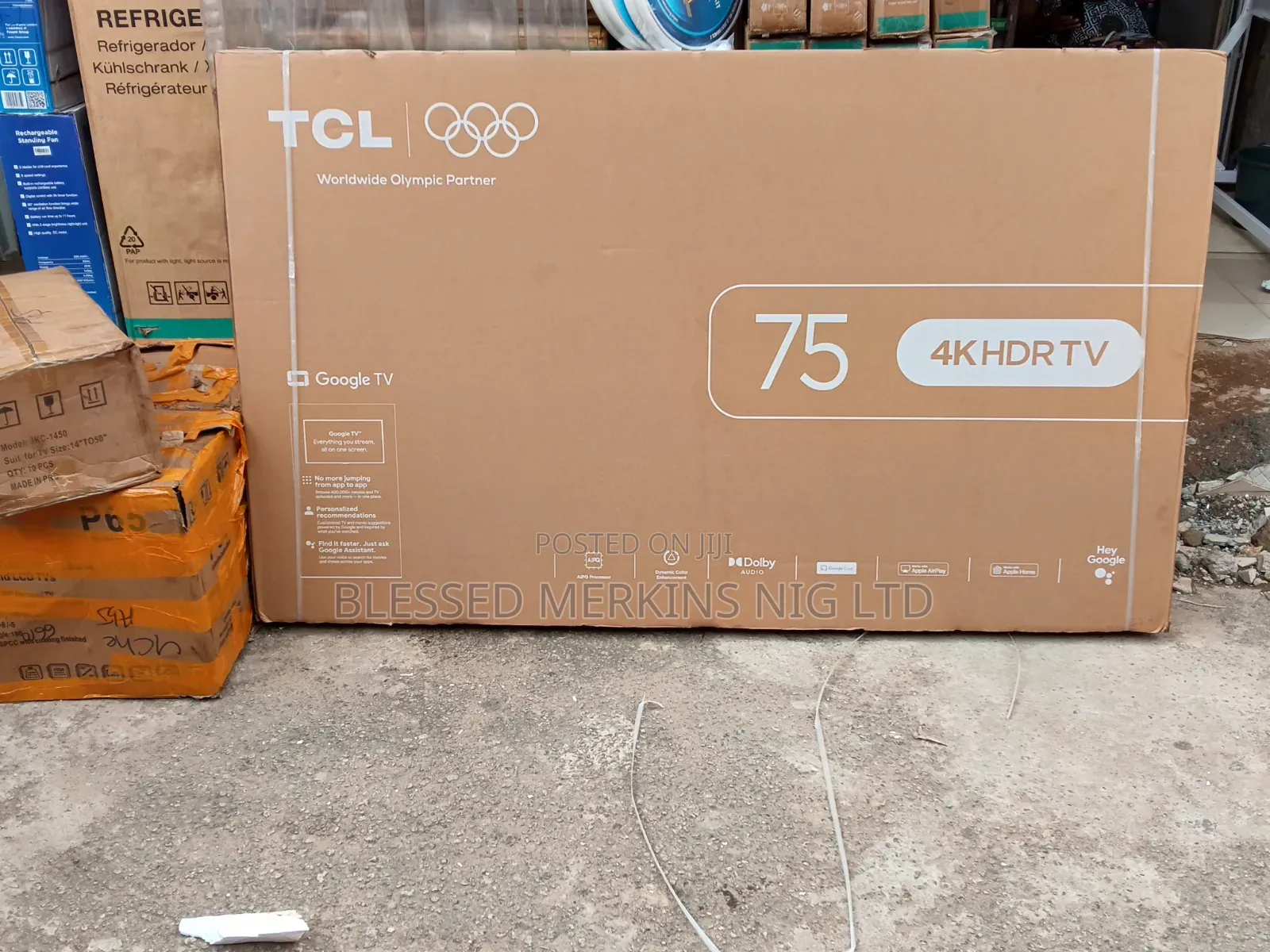 TCL HDR Television Google 75"