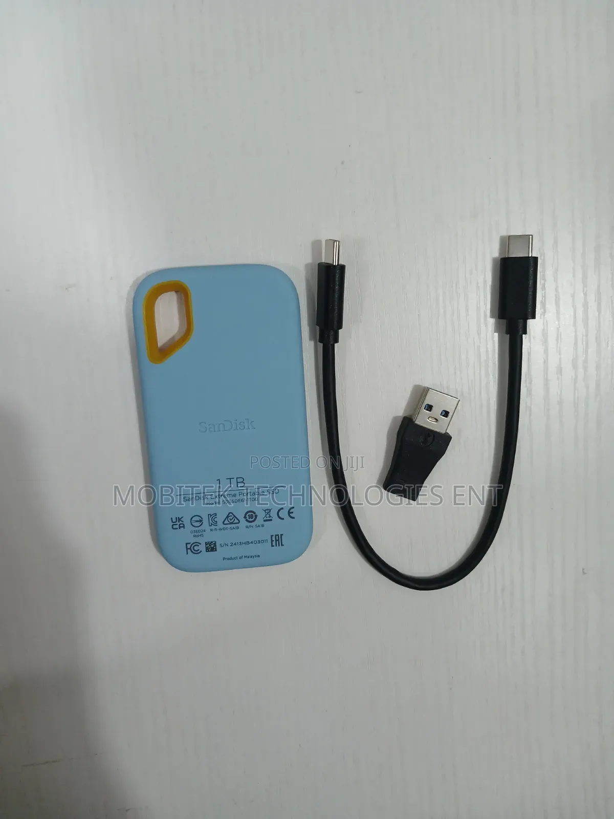 1TB SanDisk Extreme SSD External Portable Drive
