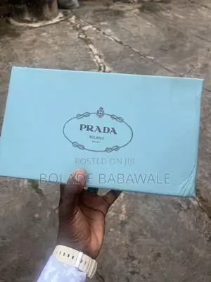Prada White and Black Shoe