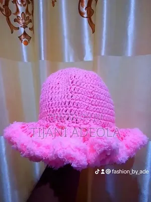 Crochet Ruffle Hat